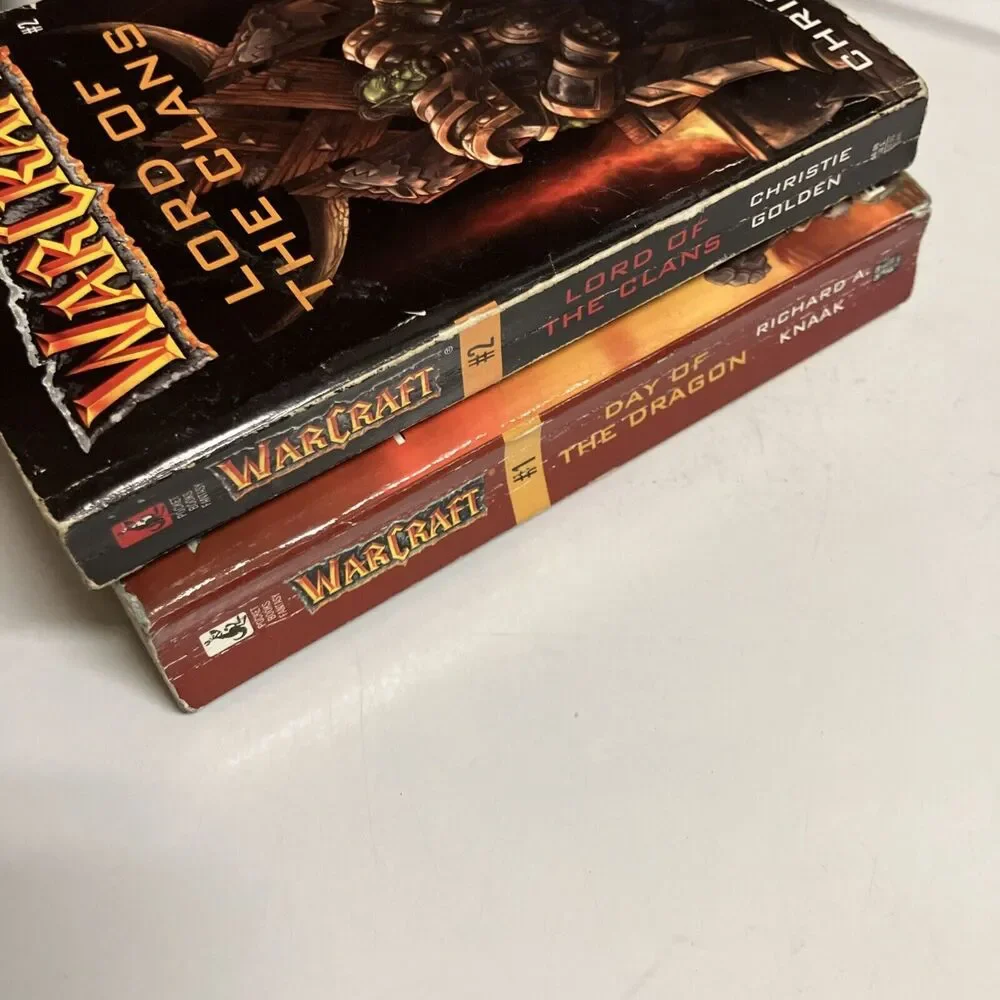 World of‎ Warcraft Day Of The Dragon And Lord of the Clans Paperback Lot of (2)